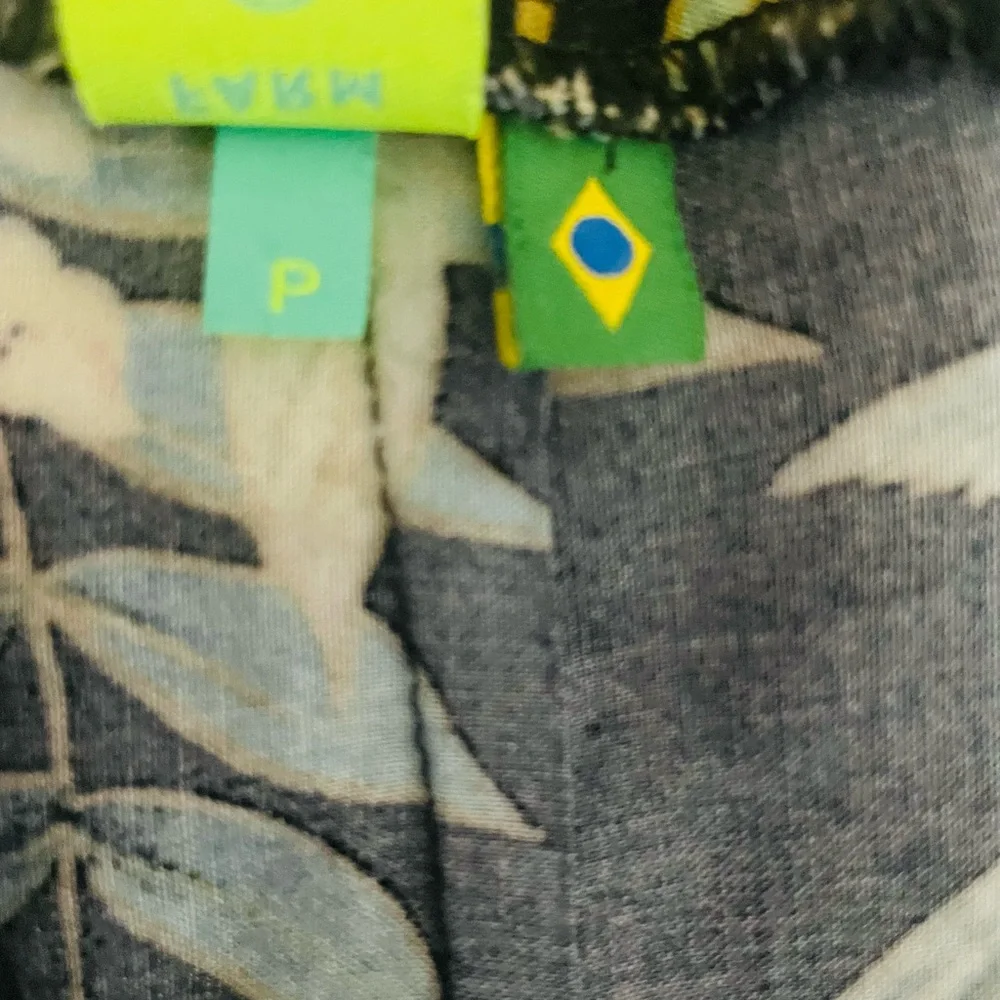 FARM Rio Black Maxi Dress with Green and Pink Floral Print - Picture 7 of 9